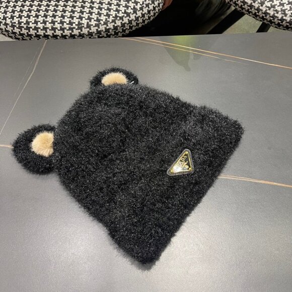 Fashion Black Pom-Pom Knit Cap main image 7